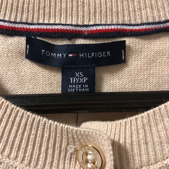 Tommy Hilfiger knitted twist pattern cardigan (khaki) - Picture 2 of 5